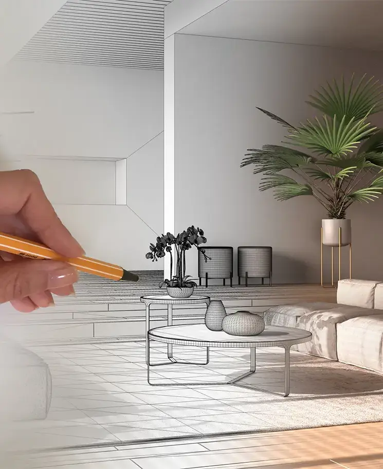 #1 Agence de décoration d'intérieur au Bénin, au Canada, en Afrique et dans le monde Service Plan 2D et 3D image